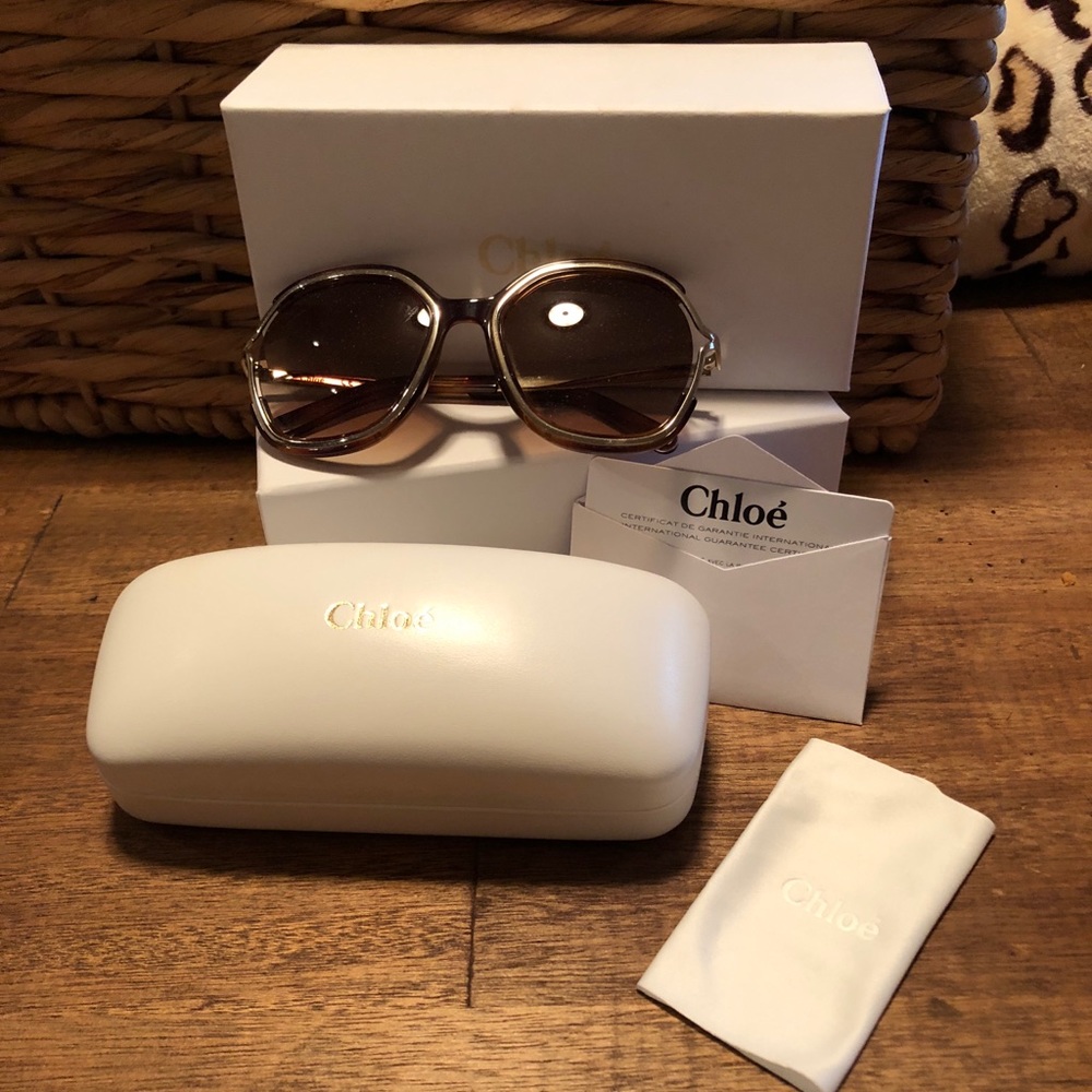 Chloe Havana sunglasses 💯 Authentic